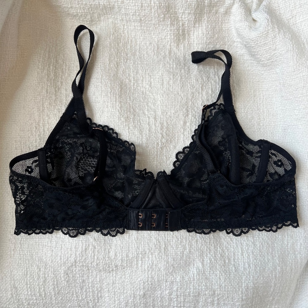 Savage x Fenty Floral Lace Unlined Bra size 36B - Picture 6 of 11